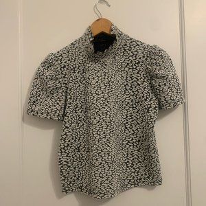 Zara Puffed Sleeve Shirt Small